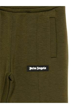 pantalone in viscosa verde PALM ANGELS KIDS | PBCH017F25FLE0015603